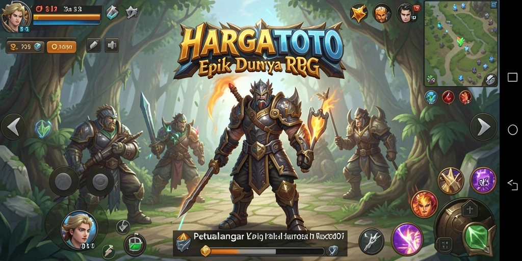 Tampilan gameplay HARGATOTO yang menarik saat bertarung melawan musuh.