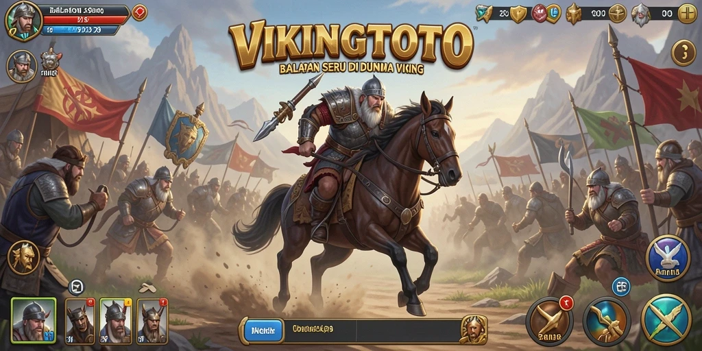 Gameplay balapan seru dengan grafis menakjubkan dari VIKINGTOTO.